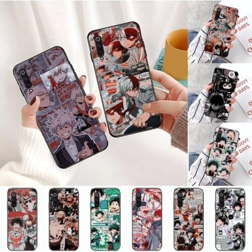 Shoto Todoroki boku no My hero academia Phone Case For Xiaomi Mi A1 A2 5 6 6PLUS 8 9 SE Lite MIX 2 2S MAX 2 3 Pocophone F1