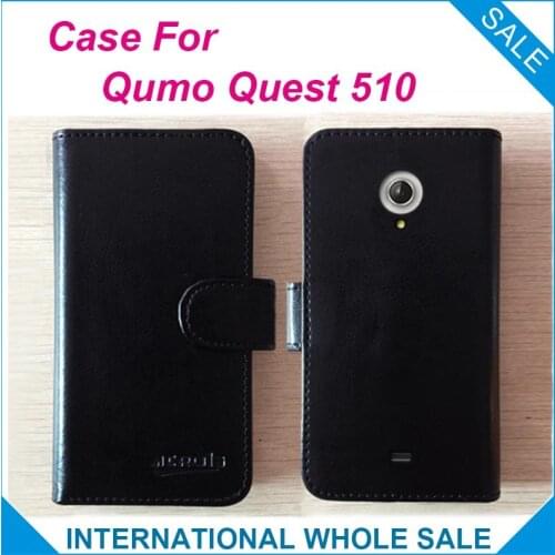 Qumo Quest 510 Case Luxury Leather Wallet Design Factory Price Flip Leather Exclusive Cover For Qumo Quest 510 Case