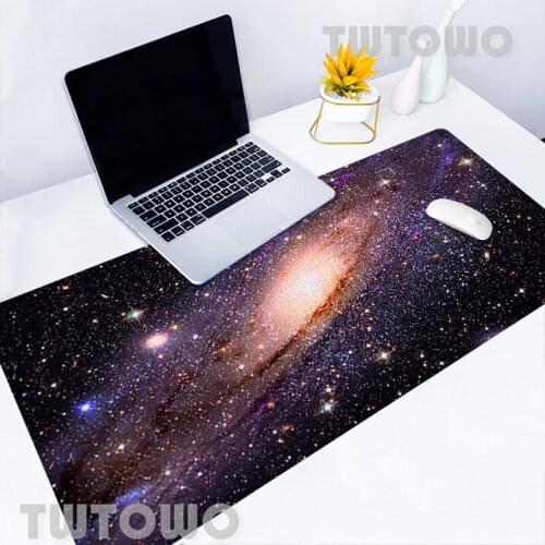 Galaxy Colorful Starry Sky Mouse Mat Large Desktop Mouse Pad MousePads MousePad Laptop Natural Rubber Computer Mice Pad Office