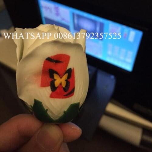 Flower printer 3 roses printing touchable screen build inside digital nail and flower printer flower printing machine