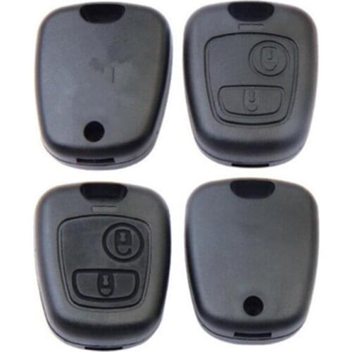 DAKATU With LOGO 2 Button Remote Key Car Key Fob Case Replacement Shell Cover For Citroen C1 C2 C3 C4 XSARA Pica
