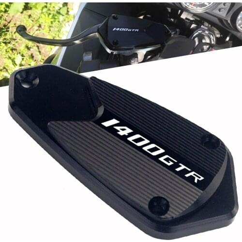 For Kawasaki GTR1400 2007-2018 2017 2010 Motorcycle CNC Front Right Brake Clutch Fluid Tank Reservoir Oil Cup Cover Cap GTR 1400