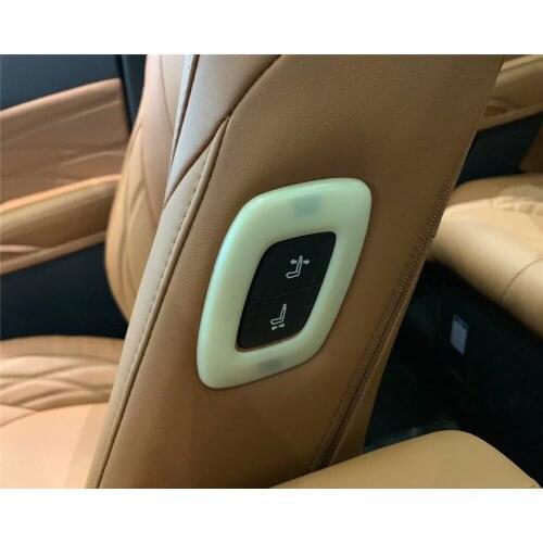 For Toyota avalon 2019 2020 Carbon Fiber The Co-pilot Side Seat Adjustment Button Switch Frame Cover Trim