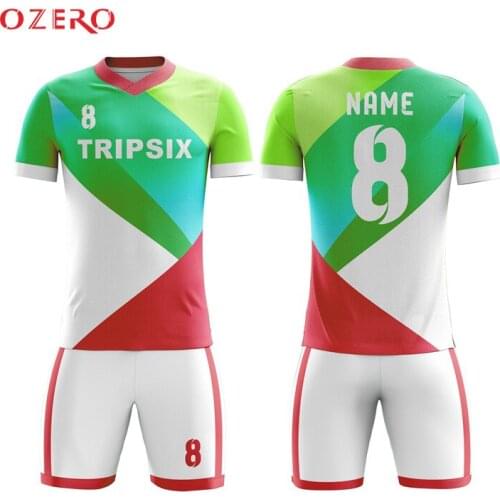 Print football shirts custom personalized football jersey design template football training suit
