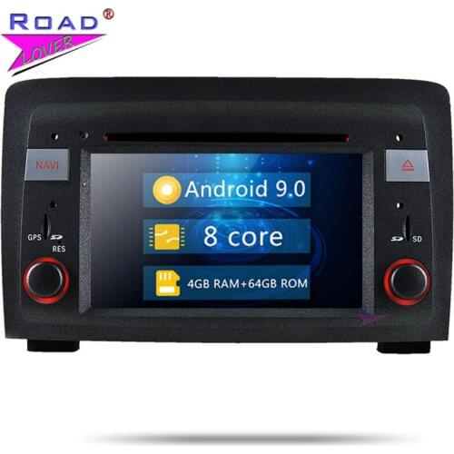Head Unit Android 9.0 Car DVD Player For Fiat Idea 2003-2007 Lancia Musa 2004-2008 Stereo GPS Navigation Autoradio Magnitol 2Din