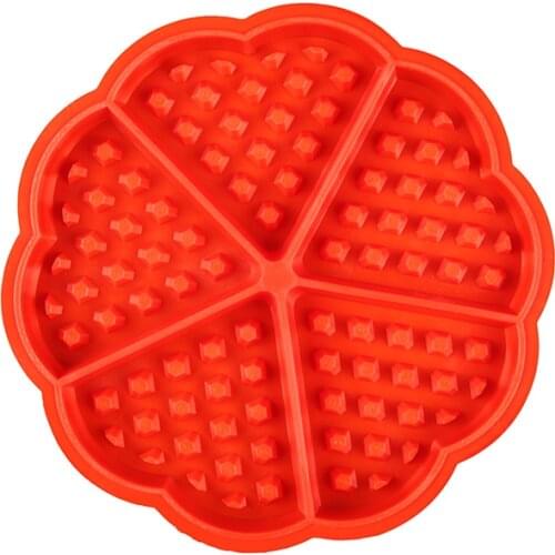 Kitchen Waffle Mold Non-stick Cake Mould Makers Kitchen Silicone Waffle Bakeware
