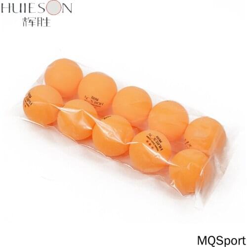 Huieson 10pcs/bag New Material Training Table Tennis Ball 40+mm Diameter 2.8g 3 Star ABS Plastic Ping Pong Balls for Match Train
