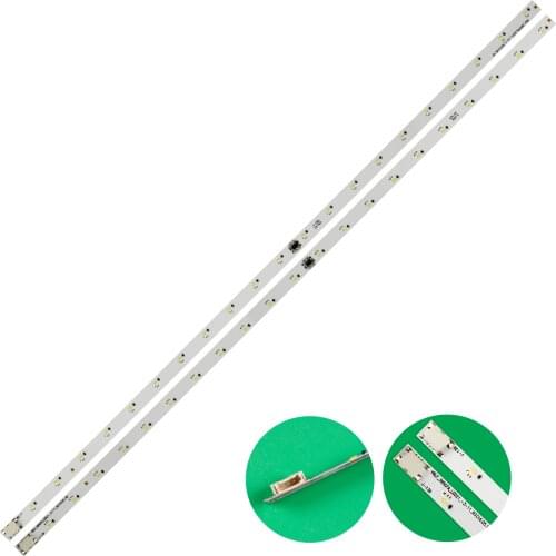 New 2 PCS LED Backlight strip for Samsung UE40K5300 UE40K5100 UN40K5100 Louvre 39.5"L R_160829 BN96-4655A 4656A BN96-9721 39720A