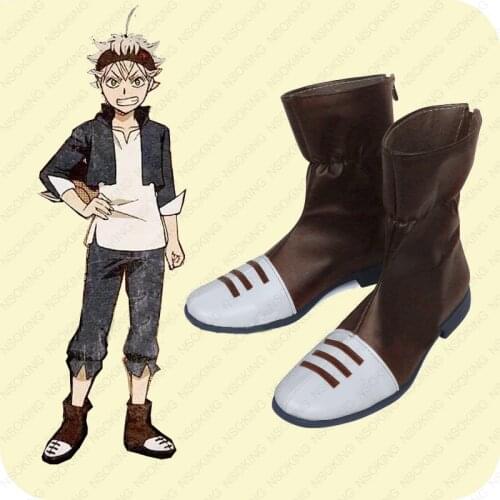 Anime Black Clover Asta Cosplay Shoes Anime Boots