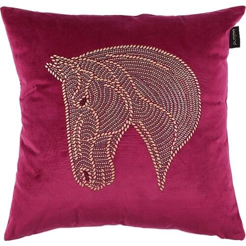 Pillow Cushion Sticker Drill Horse Head Sofa Pillow Car Pillow Case Home Decoration Pillow Pillow Case