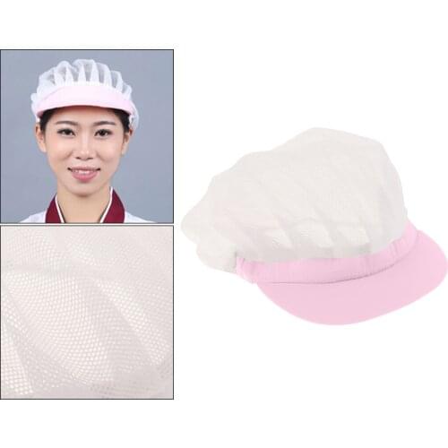 Chef Hats Food Service Hair Net Peaked Hat Kitchen Cooking Work Cap for Men Women