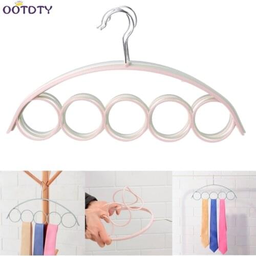 Slots Ring Rope Holder Ties Hanger Belt Rack Scarves Hanger Organizer