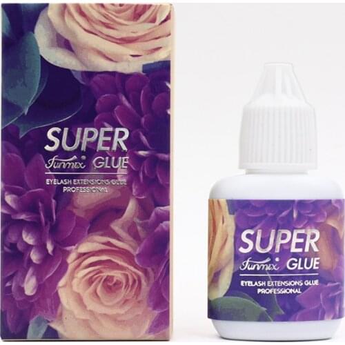 1 Bottle Super Type Glue for Eyelash Extension Fast Drying Professional Eyelash Glue from Korea Last Over 7 Weeks 10ml