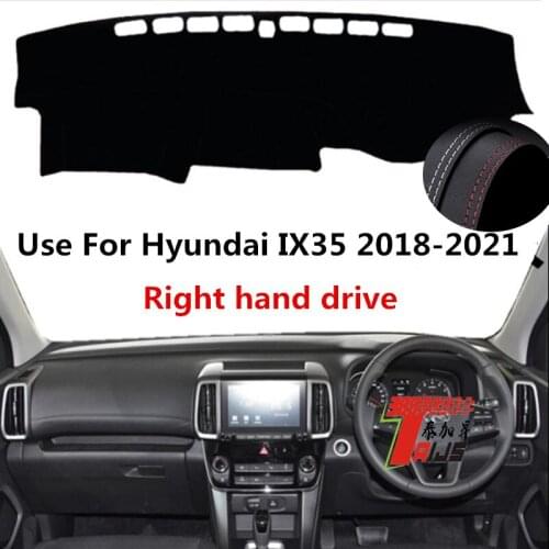 TAIJS Factory Calssic Protective Leather Car Dashboard Cover For Hyundai IX35 2018 2019 2020 2021 Right hand drive