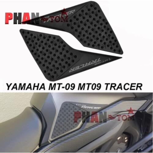Motorcycle Tank Pad Protector Sticker Decal Gas Knee Grip Tank Traction Pad Side For Yamaha MT-09 TRACER FJ-09 2015 2016 2017