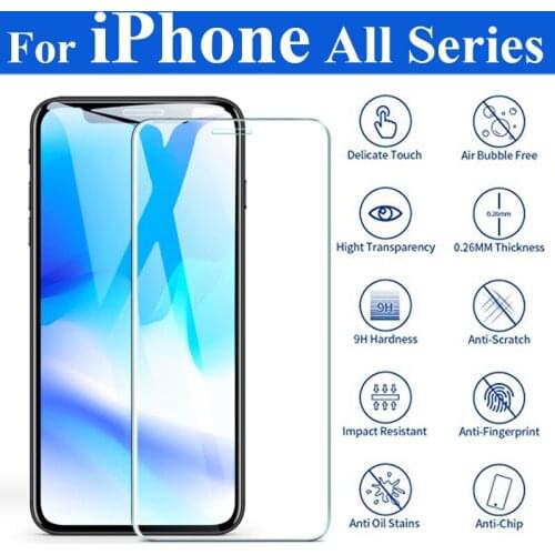 Protective glass the for iPhone XS MAX 11pro max screen protector ip xr tempered glass x 6 7 8 plus 9 xs rx aiphon ophone glass