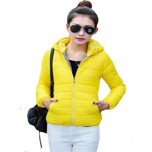 10-color upgrade edition 2020 super warm winter parka jacket coat ladies Hooded women thin jackets Slim Short padded women