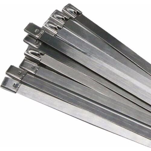 Brand New 10pcs 304 stainless steel cable ties high quality and durable zip tie straps 4.6*300mm