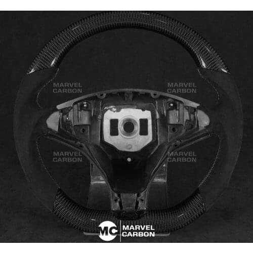 100% REAL CARBON FIBER STEERING WHEEL COMPATIBLE WITH Tesla