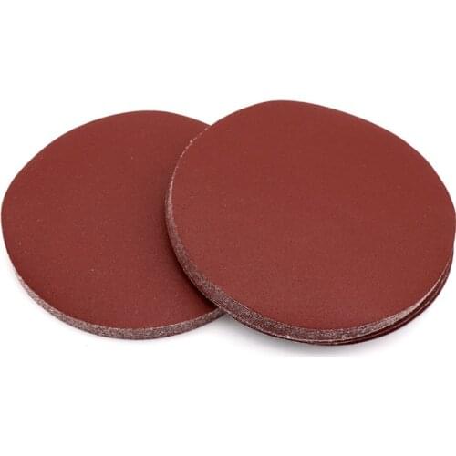 100Pcs 6 Inch 160mm Grit 60/80/100/120/150/180/240/320/400/600/800/1000 Sanding Discs Sandpaper Hook Loop Pad