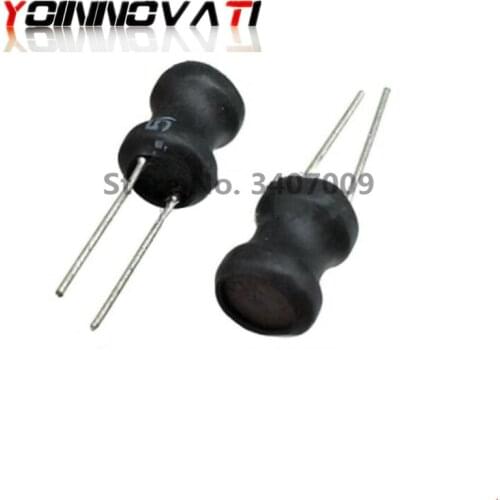 100pcs Unshielded Wirewound DIP power Inductor 0810(8*10mm) Power Inductor Inductance 2.2 3.3 4.7 100 220 330 22 33 47 470 uH