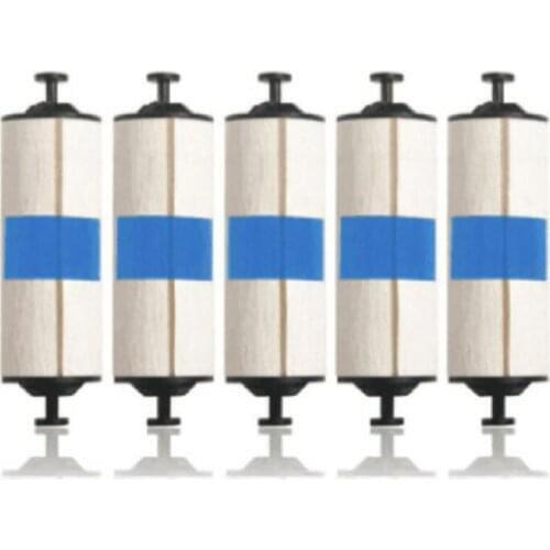 5pcs Cleaning Sticky Wheel For Zebra P300C P310C P310F P400 P420C P420i P430i Series Card Printers,PN: 105912-003