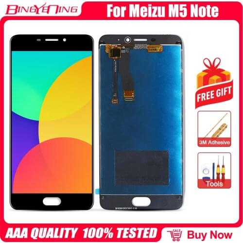 BingYeNing MEIZU M5 NOTE LCD Display Touch Screen with Frame For MEIZU M5 note Display M621H M621M M621Q
