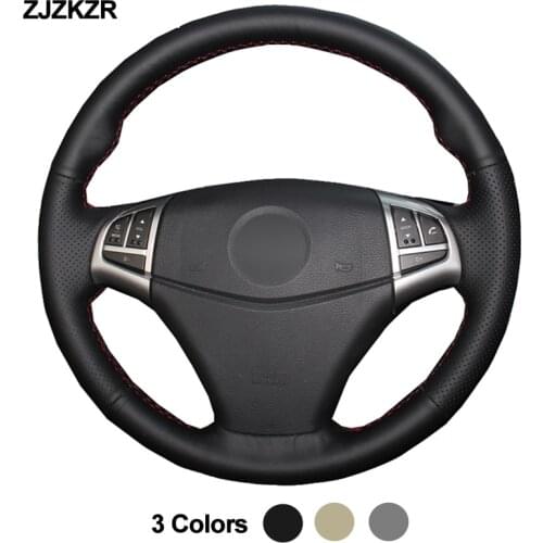 Car Auto Steering-Wheel Cover For Ssangyong Korando 2011 2012 2013 2014 Stuurhoes Braid on the Steering wheel Funda Volante
