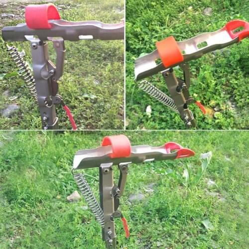 Fishing Rod Holder Bracket Fish Tool Automatic Sea Pole Boom Spring Support High Sensitivity Rod Lifter Fishing Rod Base Bracket