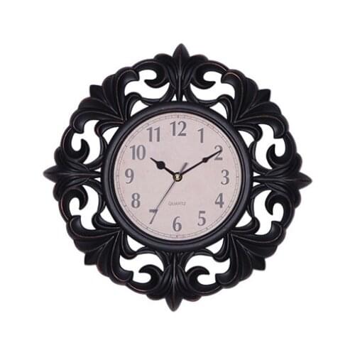 European style living room bedroom retro wall clock clock creative furniture quartz clock