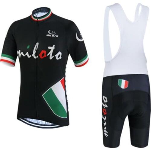 2021 miloto italy Cycling jersey Set Summer Bicycle Clothing Maillot Ropa Ciclismo MTB Bike Clothes Sportswear Suit Cycling