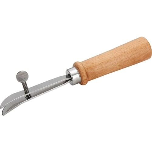 Leather Tools Adjustable Cutter DIY Handmade Leather Crimper Device Edge Holder