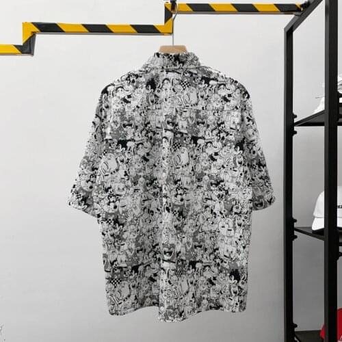 VETEMENTS Ins new VTM vetement casual hip hop high street lettered long sleeve shirt for men and women