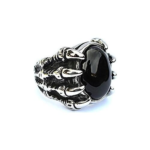 Eagle claw ring inlaid ring mens male domineering personality jewelry new products free shipping