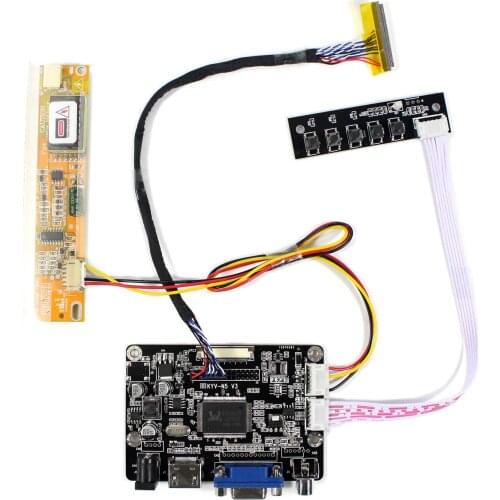 H DMI+VGA+AV LCD Controller Board For 14.1inch 15.4inch 1280x800 LTN141AT01 B141EW02 B154EW02 LP154WX4 LCD Screen