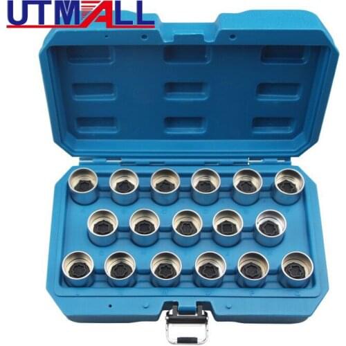 Wheel Anti-Theft Lock Lug Nuts Screw sleeve for Land Rover Range Rover Remover Socket Tool Set