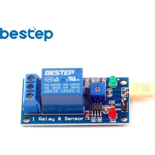 5pcs White Humidity sensor head 12v relay module switch humidity switch module