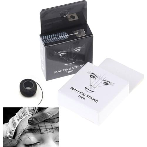Tattoo thread Eyebrow Marker thread Tattoo Brows Point Pre Inked Brow Tattoo Pre-Inked Mapping String Eyebrow Thread makeup