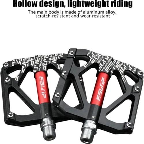 Mountain Bike Pedals Platform Bicycle Flat Alloy Pedals Bearings Pedals Non-slip Alloy Flat Pedals MTB Bike Accessories
