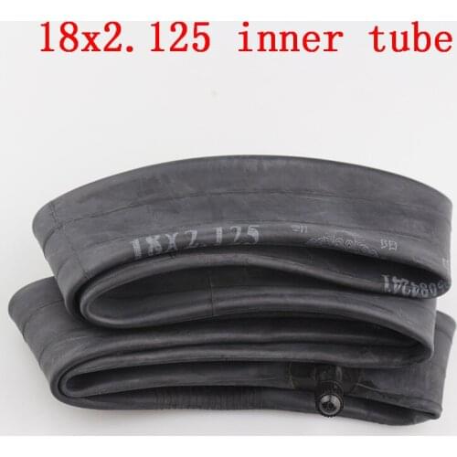 2 pcs 18 x 2.125 inner tube/inner tyre with a Bent Angle Valve Stem or Straight Valve fits many gas electric scooters and e-Bike