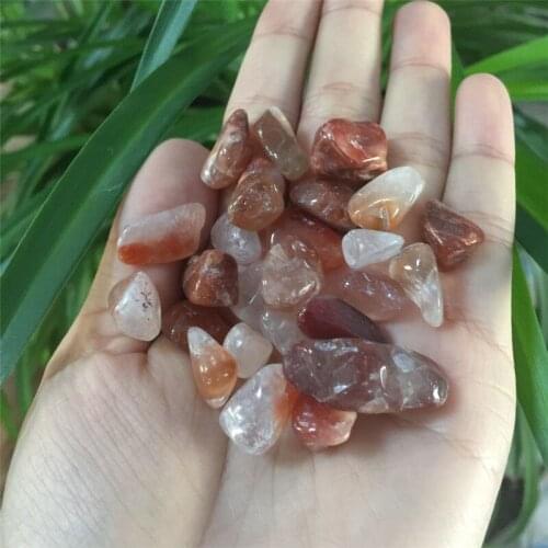 100% natural red quartz tumbled stones and minerals healing crystals gemstones for home plant fish tank aquarium decoration