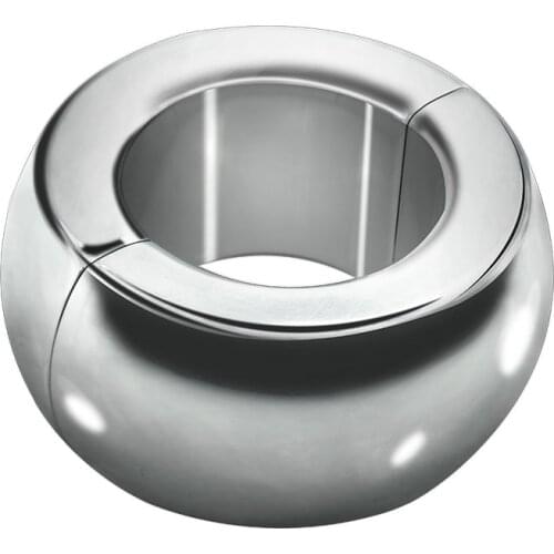 3 size Heavy Duty Magnetic Stainless steel Ball weight Scrotum Stretcher metal penis cock ring delay ejaculation male Sex Toy