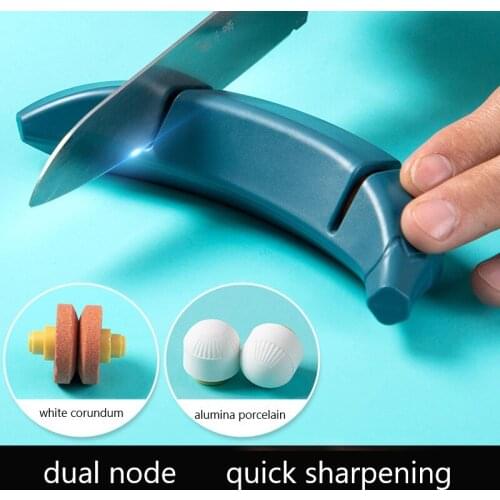 Household Knife Sharpening Tool Cartoon Banana Whetstone Two-stage Sharpening Kitchen Knife Fast Sharp Tool Kitchen Accessories