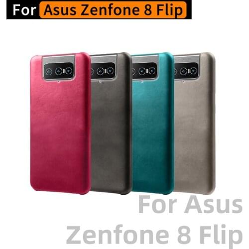 Case for Asus ZenFone 8flip, Phone Protective Leather Case, Calf Pattern Phone Case