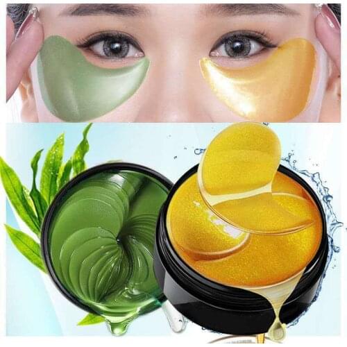 Collagen Eye Mask 60pcs Moisturizing Gold Gel Masks Hydrogel Eye Patches Anti-Aging Anti-Puffiness Skin Care Eye Patches Mask