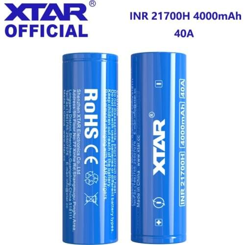 XTAR INR 21700H 4000mAh Li-ion Battery