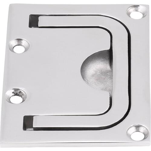 Boat Flush Hatch Locker Cabinet Lift Pull Handle Stainless Steel for Marine Yacht