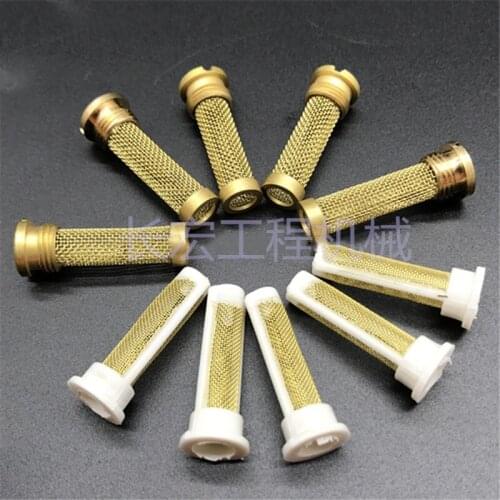 M14*1.5 hollow screw with strainer diesel engine oil return plastic screw with strainer stainless steel tubing screw