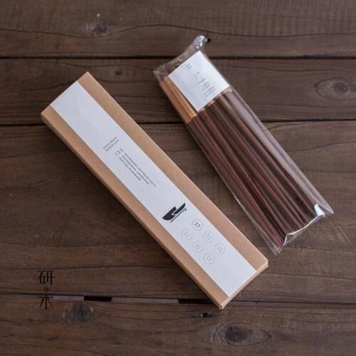 Japan style Handmade Natural Chestnut Wood Chopsticks Set Value Gift Sushi Chinese food Tie line