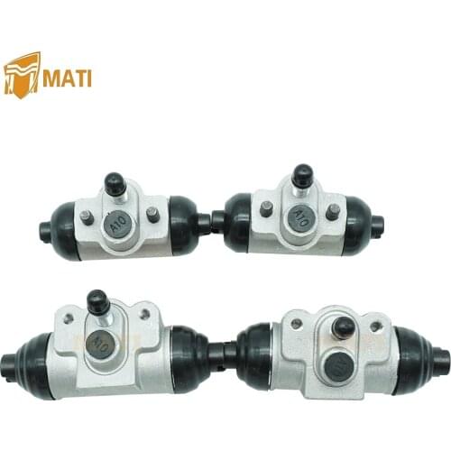 Front Rear Left Right Brake Wheel Cylinders All Four for Kawasaki Mule KAF450 KAF540 KAF620 Diesel KAF950 43092-1053 43092-1054